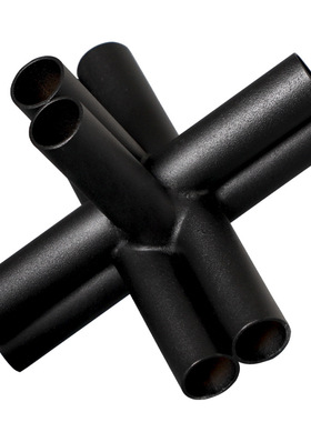 简约现代风黑色金属立体装饰品