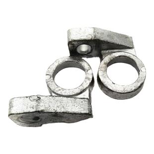 电动车左右铅弯头桩头 汽车电瓶改装卡头 纯铅水电池焊接专用端子