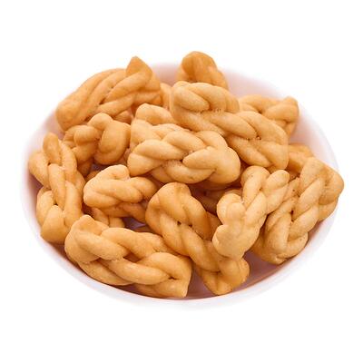 小萌七麻花椒盐迷你饼干休闲小吃