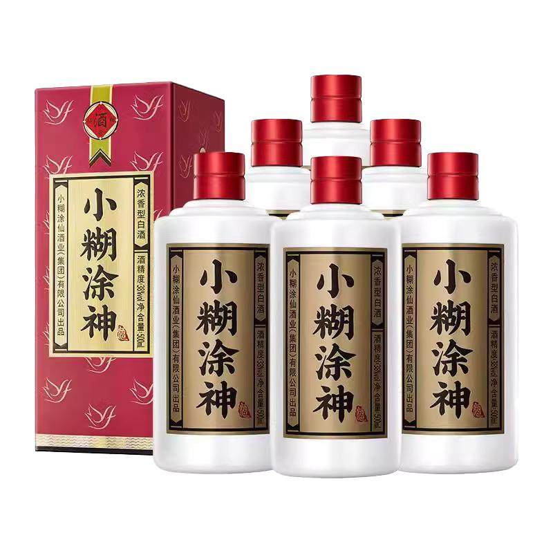 小糊涂神普神浓香白酒38度500ml