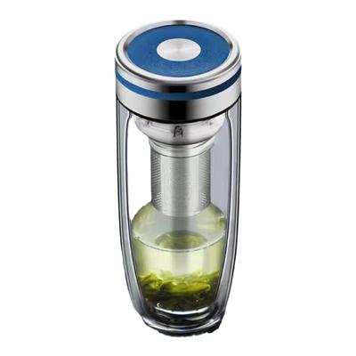 2025新款玻璃杯鹅蛋车载泡茶杯高档龙网茶水分离商务办公茶杯