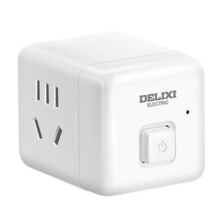 德力西插座扩展插排多孔插板排插拖线板多功能转换器插头魔方插座