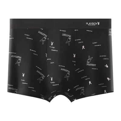 花花公子男士内裤纯棉四角潮流