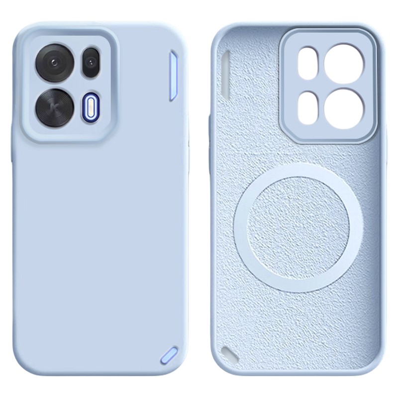 适用于OPPOK15Pro磁吸硅胶防摔壳