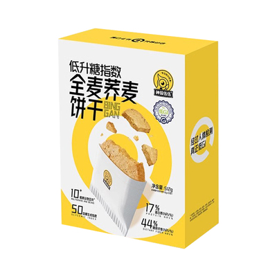 神探伍伍荞麦饼干高纤维0添蔗糖