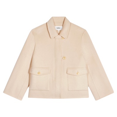 【臻奢系列】[杨采钰同款]bash春季法式简约绵羊毛大衣女1H24LISI