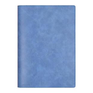 软皮活页本可拆卸笔记本高颜值a5皮面记事本商务会议记录本可平摊定制b5简约大学生日记本考研读书学习大本子