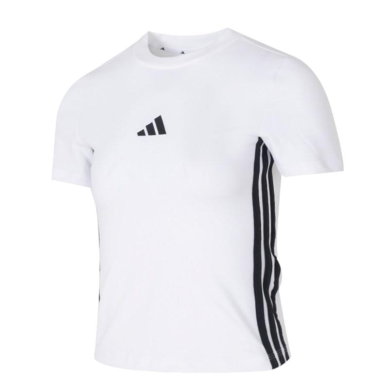 Adidas阿迪达斯女装2026春季新款W 3S SJ BABY T短袖T恤JE1239