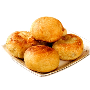 280克纯素食霉干菜饼杭州特产酥饼梅干菜饼烧饼塘西发根法根糕点