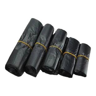 加厚黑色手提袋大号塑料袋商用超市便利店购物袋打包袋黑胶袋批发