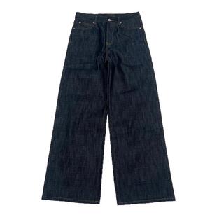 美式复古nofaith日产红边赤耳原牛牛仔裤宽松弯刀一粒扣Carti同款