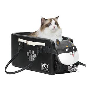 FCT美国车载猫狗宠物窝中控扶手箱小型犬安全座椅前后排坐车神器