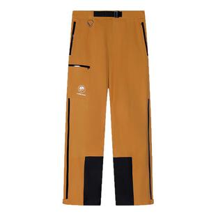 骆驼熊猫户外冲锋裤男款2025新款暴雨级防水防风徒步登山裤幻影黑