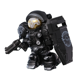 第三方星际争霸风暴英雄陆战队机枪士兵积木人仔拼装玩具手办周边