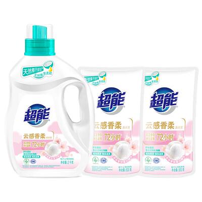 超能云感香柔蚕丝蛋白洗衣液