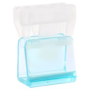 糖果透明推推夹防卷试卷固定器收纳推拉彩色夹子a4活页纸夹推夹器