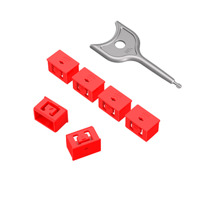 维智控SFP端口安全锁光纤模块锁SFP光口防尘塞封堵器交换机封口