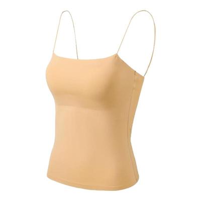 黑色吊带背心女款内搭显瘦