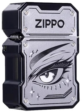 zippo打火机官方正品一眼万年纤巧防风煤油送男朋友礼物芝宝正版