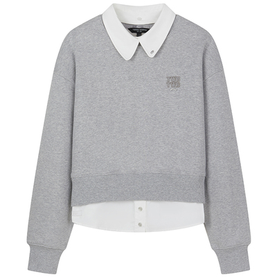 TeenieWeenie小熊女装拼接卫衣