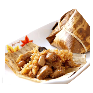 信华食品台式肉粽90gx4个台湾烧肉粽大鲜肉手工端午粽子竹壳粽子