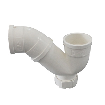 存水弯排水防臭带检查口75明盛