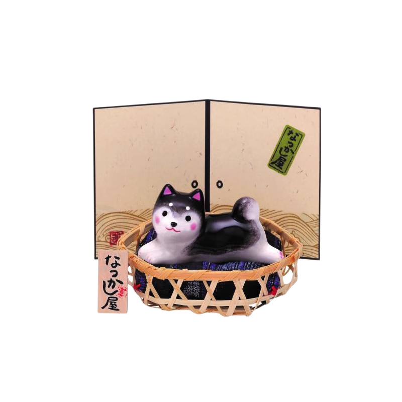 药师窑陶瓷招福日和柴犬