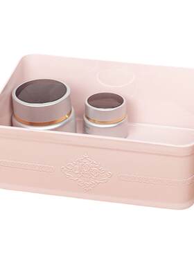 收纳盒桌面塑料化妆品零食加厚