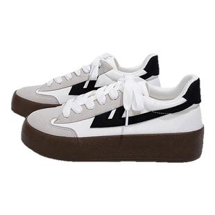 回力女鞋板鞋女款2025新款秋季帆布鞋子女款厚底内增高小白鞋女款