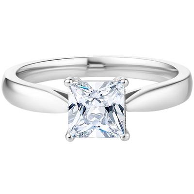 DR系列公主款求婚钻戒官方旗舰店