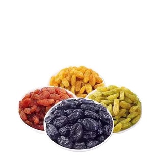 农科院新疆特产葡萄干官方旗舰店2025四色超大免洗果干黑加仑健康