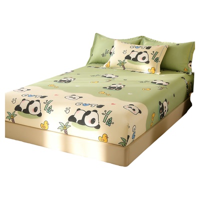 定做床笠100纯棉加厚学生床棕垫套卡通床罩全棉上下铺床垫保护套