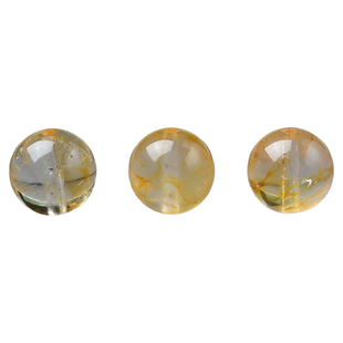 7A黄胶花黄阿赛黄水晶散珠手串男女士diy手工手链项链多宝隔珠