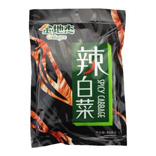 金地杰韩式泡菜辣白菜手工拌菜寿司专用材料食材料理418g切件袋装