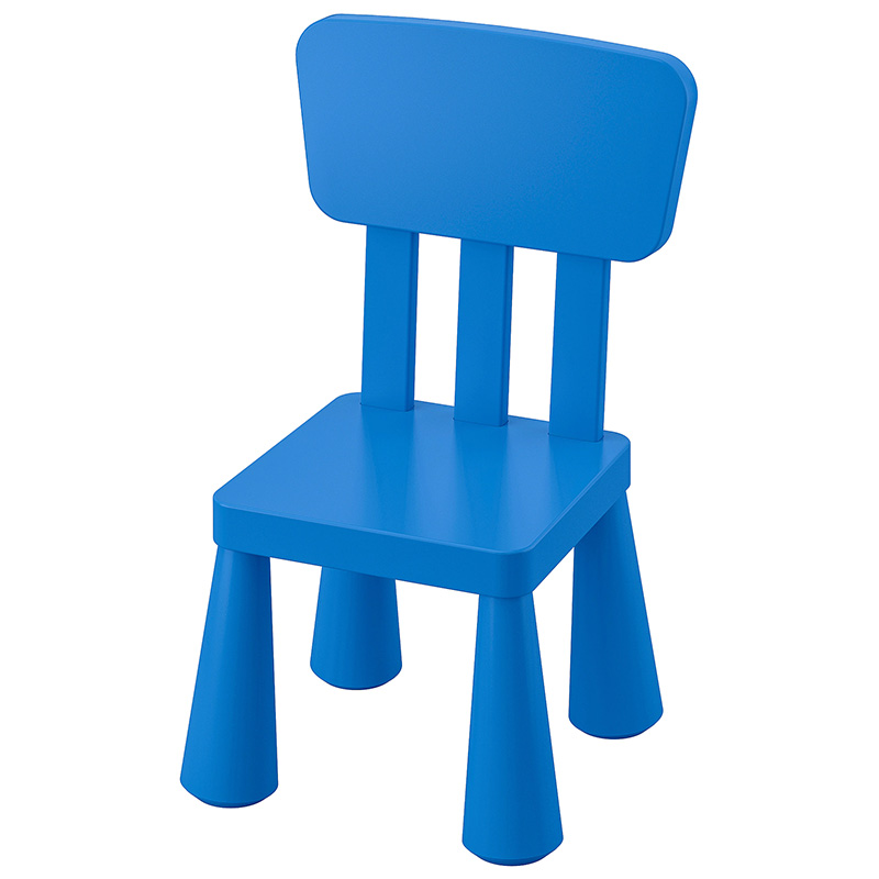 IKEA宜家MAMMUT玛莫特塑料儿童椅家用矮凳小凳子多色小板凳靠背椅
