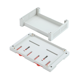 塑料电源PLC工控盒电子仪表亚当模块外壳导轨式接线端壳体接线盒