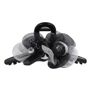 奇美拉高级感大号半扎发夹抓夹女2025新款花朵夹子头饰发抓发卡