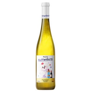 贵伦堡雷司令半甜白葡萄酒半甜型果酒女士低度12度微醺甜酒750ml