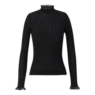 【绢丝羊毛衫】打底针织衫公主衫含桑蚕丝DOUBLOVE贝爱25秋季新款