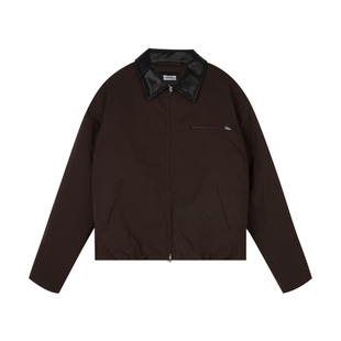 WassupHouse翻领花苞棉服男秋冬保暖抗风夹克外套美式派克服上衣