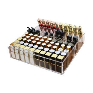 亚克力口红收纳盒自由组合小整理架可放梳妆台抽屉款多格桌面置物