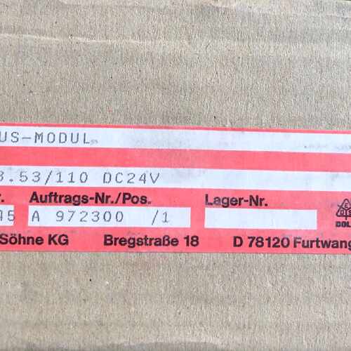 溢价-多德DOLD BN5983.53/110 货号0040845