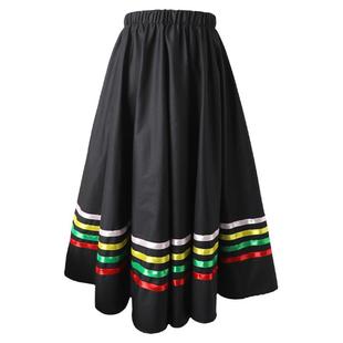 陈婷同款性格舞服芭蕾性格舞裙儿童英皇考级舞蹈练功裙土风裙长裙