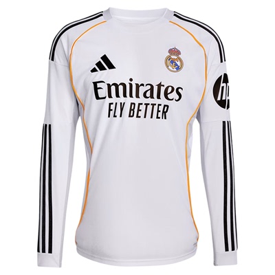 Adidas皇马主场球迷版球衣长袖