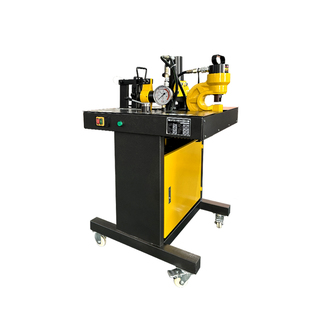 铜排折弯机150母线加工机200三合一铜铝排冲孔切断折弯电动液压钳