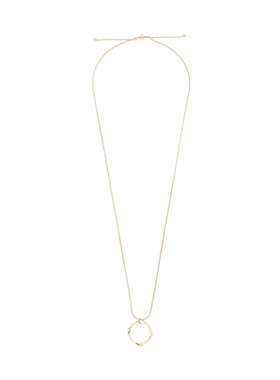 any FAM时尚简约气质文艺滑动球项链女ONWARD