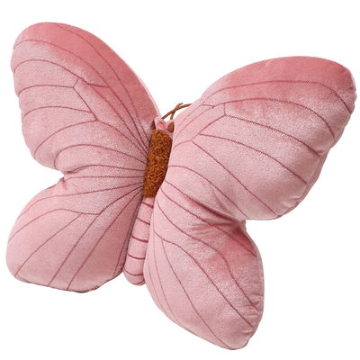 车载粉色蝴蝶异形沙发抱枕