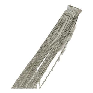 镶钻超钻流苏后戴马尾发夹头饰女欧美夸张夹子气质新娘宴会发饰