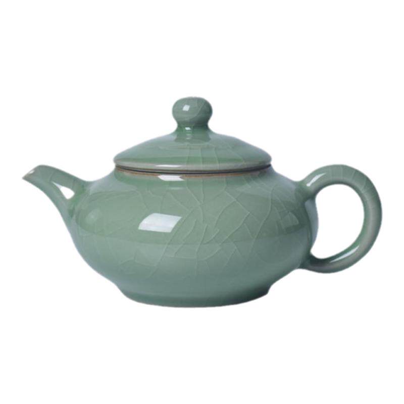 陶瓷功夫茶具哥窑冰裂一壶两杯