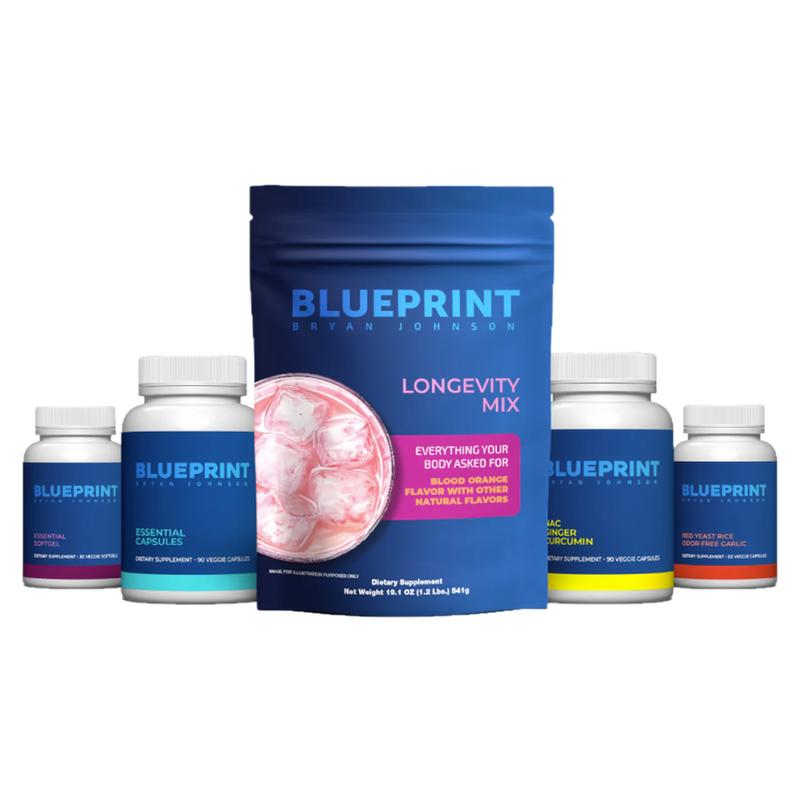 美国代购直邮Blueprint 混合营养素套装2
